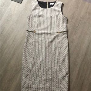 Calvin Klein zip sheath dress